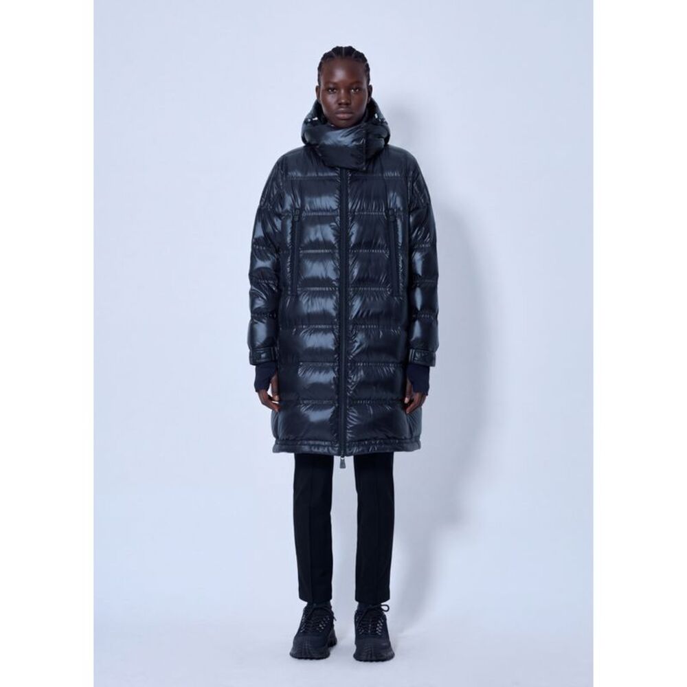 Moncler Grenoble Women Rochelairs Hooded Long Down Jacket